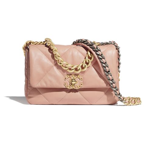 chanel 19 light pink|chanel 19 pouch.